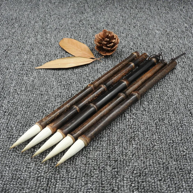 2pcs Chinese Calligraphy Pen Multiple Hair Large Regular Script Writing Brushes Chinese Painting Brush Calligraphi Tinta China