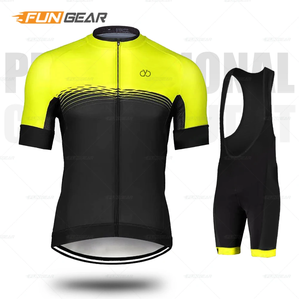 Pro Bike Jersey набор для мужчин одежда велоспорта Униформа с короткими рукавами лето