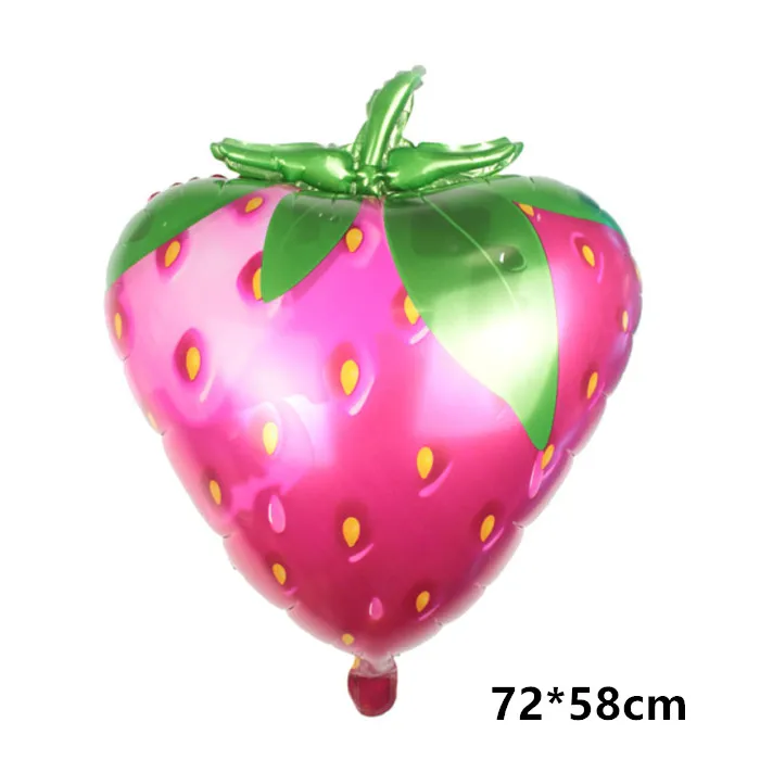 Large Flamingo Donut Sunglasses Watermelon Pineapple Balloons Birthday Summer Theme Party Fruits Helium Globos Decorative Toys - Color: as picture