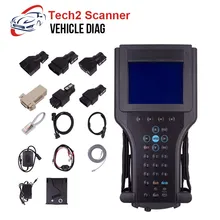 Para gm tech2 scanner ferramenta de diagnóstico para gm tech 2 com 32mb cartão de software para saab/opel/suzuki/holden/isuzu 12v caixa da caixa do carro