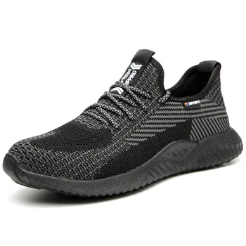 

New Fashion Breathable Steel Toe Cap Work Safety Shoes Outdoor Men Anti-slip Deodorant Steel Puncture Proof Construction A223