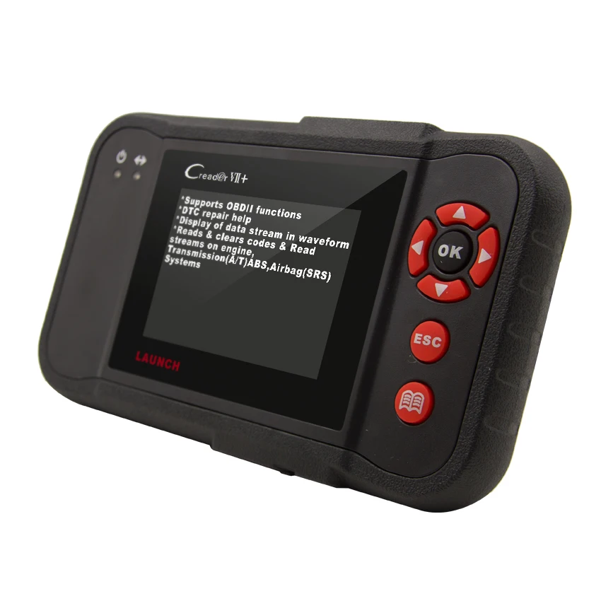 LAUNCH X431 CRP123 Creader vii OBD2 автомобильный сканер ABS подушка безопасности SRS Трансмиссия двигателя автомобиля диагностический инструмент Бесплатное обновление