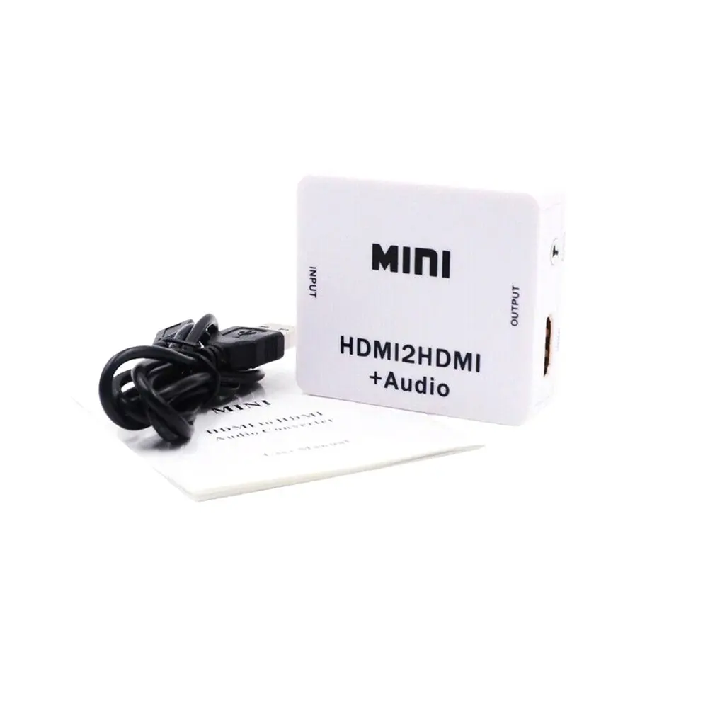 4K HDMI аудио экстрактор сплиттер 3,5 мм разъем стерео аналоговый преобразователь для DVD для PS4 HDMI конвертер с аудио адаптером