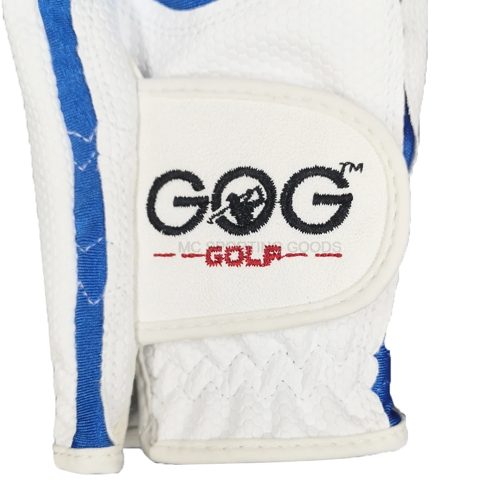 1 шт. GOG перчатки для гольфа, подходят для левой руки, для мужчин и женщин, 2 цветные спортивные костюмы, классные Нескользящие 39 Dorpship, перчатки для гольфа, новые брендовые черные, белые