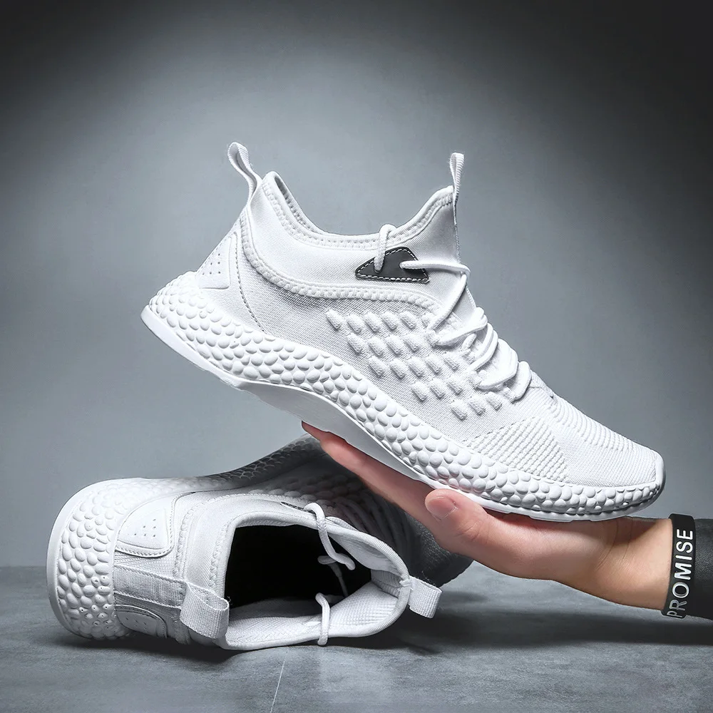 

MEN'S SHOES Korean-style Summer New Style Flat Knitted Shoe Uppers Breathable And Comfortable Trend Versitile Fashion Online Cel