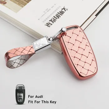 

3 Button Smart TPU Remote Car Key Case Cover For Audi A6L A4L B6 B7 B8 B9 S5 S6 S7 S8 For Audi R8 TT SQ5 RS5 Sport protector