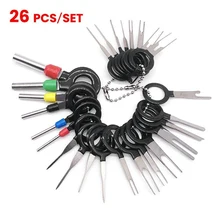 

26Pcs/set Car Terminal Ejector Kit Removal Tool Wire Plug Connector Extractor Puller Release Electrical Wiring Crimp Connector
