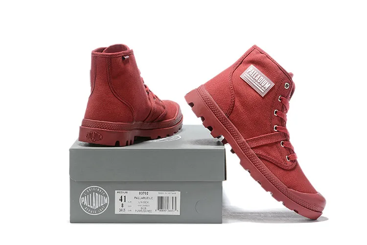 PALLADIUM Pampa/Классическая парусиновая обувь; ботильоны; ковбойские кроссовки; модная парусиновая повседневная обувь; Размеры 35-45