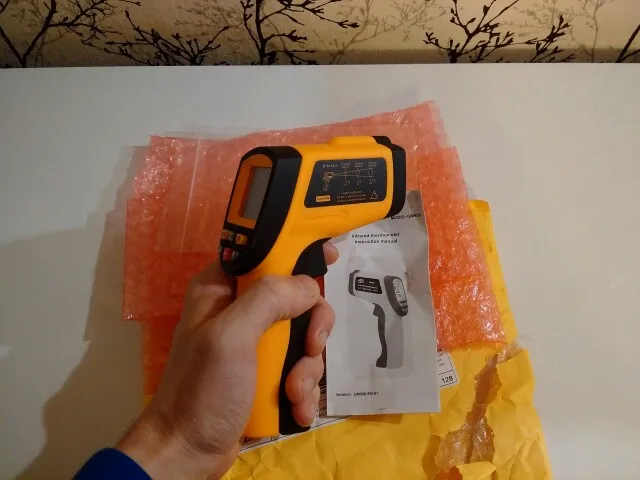 Инфракрасный термометр BSIDE GM320 с ЖК дисплеем Бесконтактный цифровой пирометр