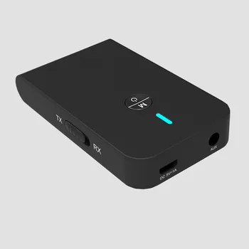 

2-in-1 BT-6 bluetooth 5.0 Transmitter Receiver bluetooth Adapter With Micro Support Hands-free for TV Headphone PC Audio Speaker