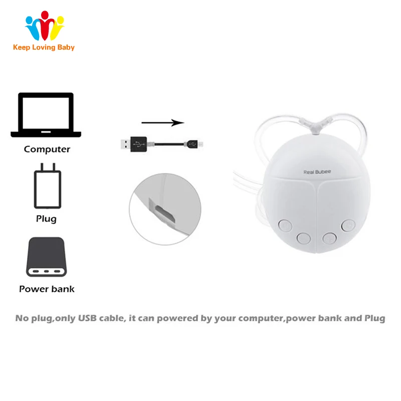 Double Electric Breast Pumps Nipple Suction Baby Milk Bottle Cold Heat Pad Nippl USB Electric Breast Pump breast pump