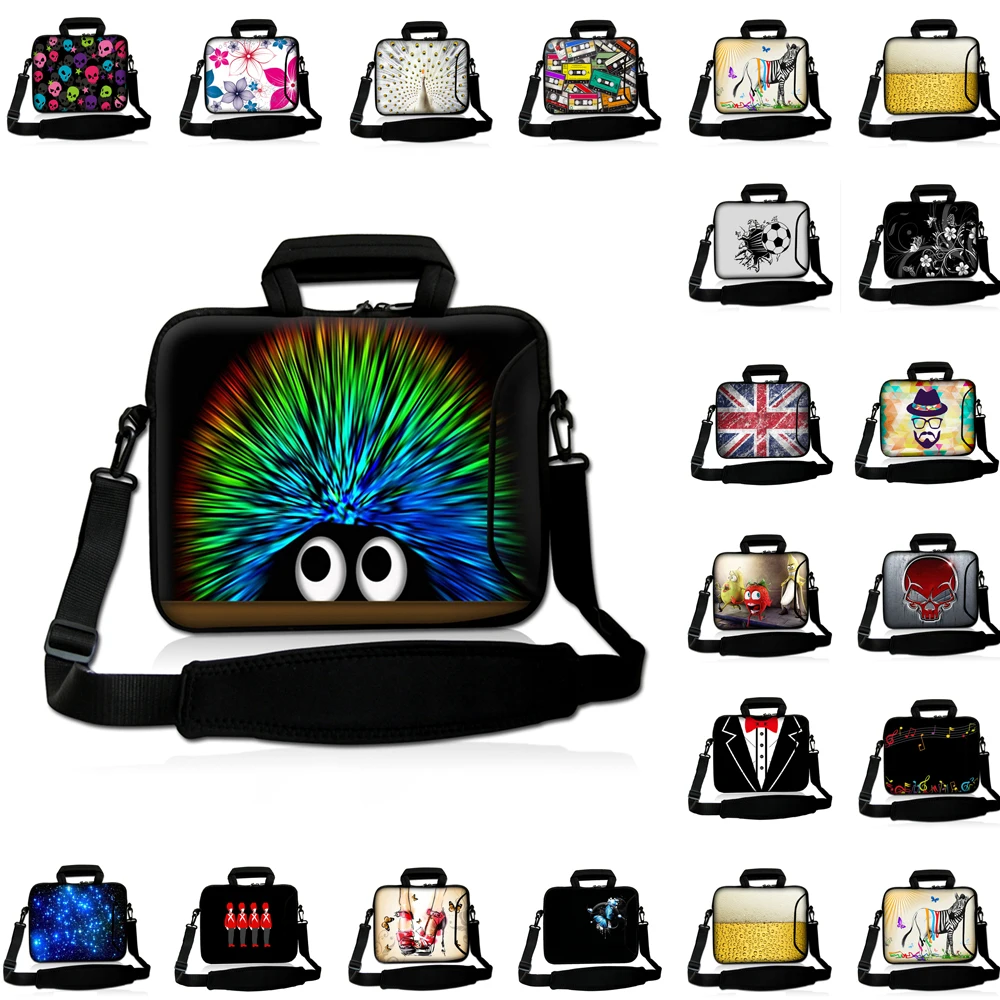 

Neoprene Hot 10 12 13 14 15 17 15.6 13.3 Notebook Laptop Carry Bag Case For Macbook Air Pro 13 Dell XPS 14 Women Mens Briefcase