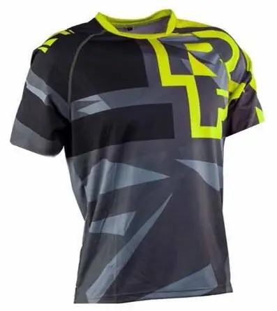 Золотой de manga corta Crossmax Offroad cuesta abajo Jersey ciclismo camisetas motocicleta Motocross bicicleta camisetas - Цвет: Золотой