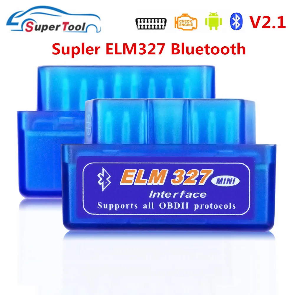 Автоматический диагностический инструмент HHOBD ELM327 Bluetooth V2.1 HH OBD ELM 327 2 1