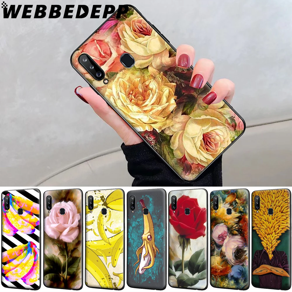 Искусство Цветы Рисунок банановых листьев мягкий чехол для samsung Galaxy A3 A5 A7 A8 A9 J8 J7 Duo