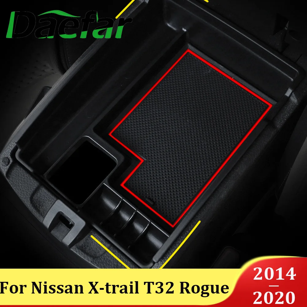 Daefar центральный автомобильный подлокотник для хранения Коробка Nissan X-trail T32