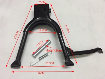 

E0051 Motorcycle Side Support CBT125 Small Tripod Middle Kickstand Foot Kick Stand Support Bracket Accessories For Honda CM125