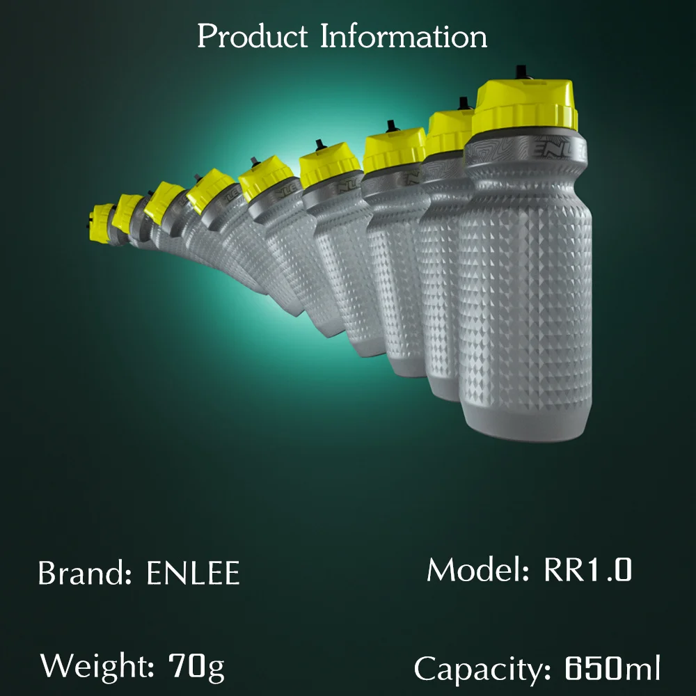 ENLEE 650 мл велосипедная фляга для воды герметичный уличный спортивный переносной флакон для велосипеда питьевой беговой велосипед бутылка для воды