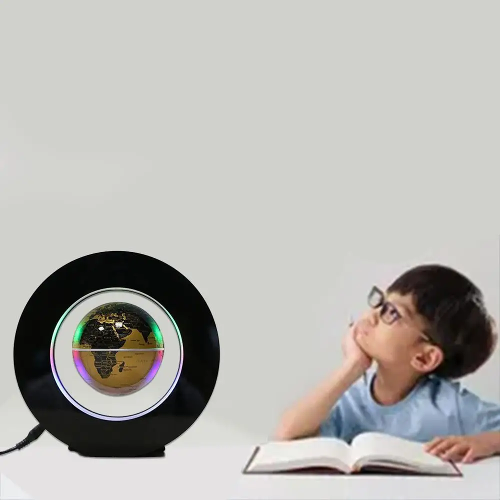 

Novelty LED Floating Globe Magnetic Levitation Light AU Plug Black/Gold/Blue