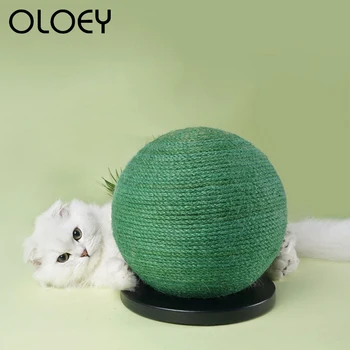 

Sisal Cats Scratch Board with Small Ball Climbing Grinding Paw Furniture Protecting Interactive Toy For Cat Kitten Pet Product