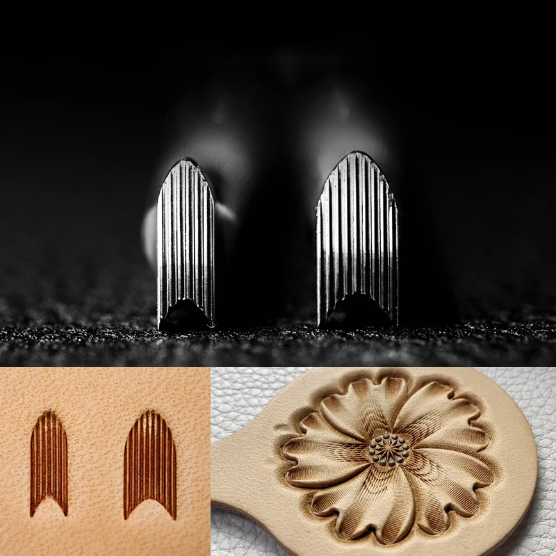 

Leather Working Saddle Making Tools Carving Leather Craft Stamps Stamping Embossing Mold Radiation modified pattern