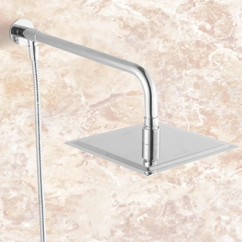 

Copper stainless steel shower accessories base mounted shower elbow fixed rod