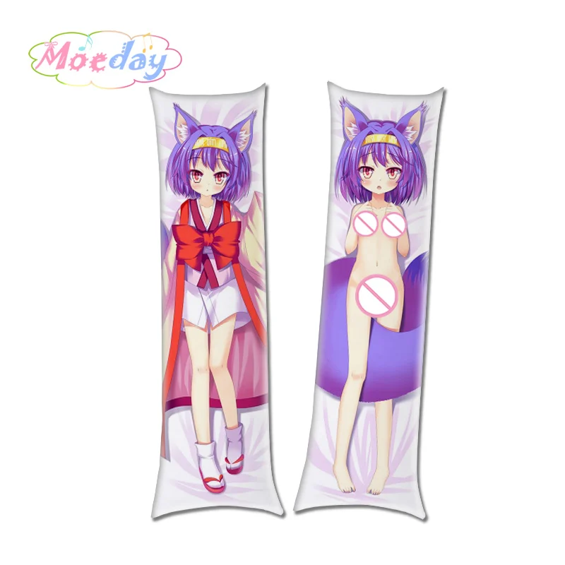 Без игры нет жизни Izuna Hatsuse Jibril длинные Размеры наволочки - Цвет: Красный