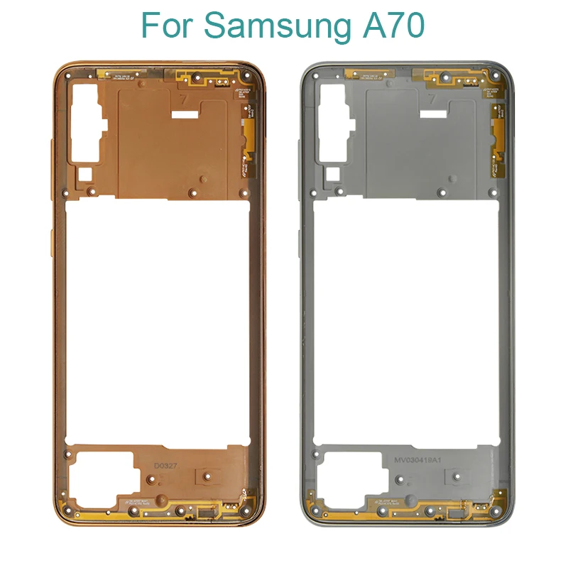 Netcosy Middle Frame Bezel Plate Cover Replacement Parts For Samsung Galaxy A70 A705 / A7 2018 A750 Mid Housing Case phone back cover glass phone back cover samsung phone case