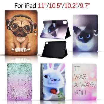 

For iPad 7th Generation Case for Apple iPad 10.2 2019 A2197 A2198 A2200 A2232 Smart Sleep For iPad 11 10.5 9.7 inch Case
