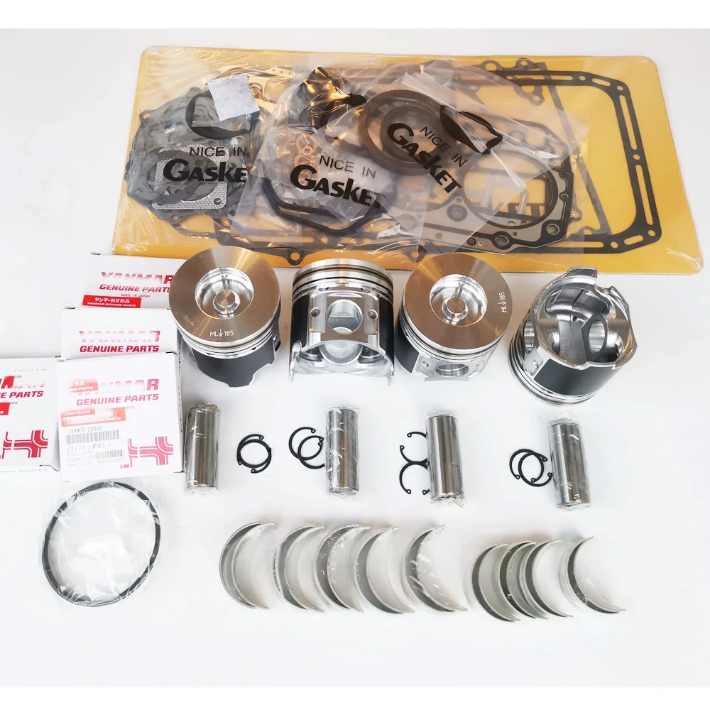 

For Yanmar 4TN82 4TN82E 4D82E 4TNE82 4D82 4TNE82A engine rebuild overhaul kit