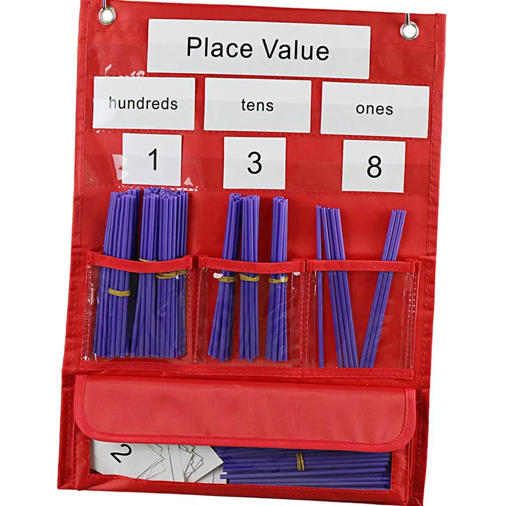 Place Value Pocket Chart Practice Place Value Toy Educational Tool