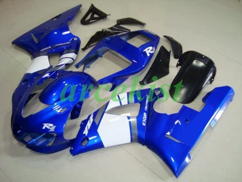 

4Gifts New ABS Motorcycle Full Fairings Kit Fit For Yamaha YZF-R1 1998 1999 98 99 r1 Body Kits Custom Free Blue white