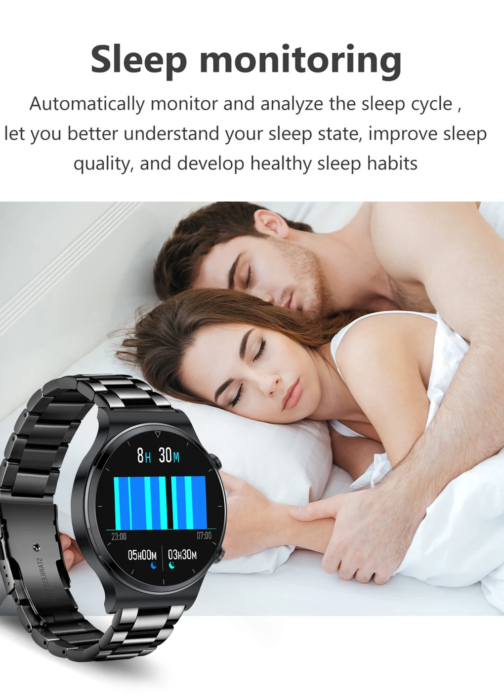 2021 New Smart watch Men's IP68 waterproof watch Multiple sports mode Heart rate Weather forecast Bluetooth call Men smart watch