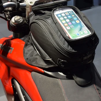 

Motorcycle Fuel Tank Bag Multi-functional Durable Waterproof Tail Bag Riding Mobile Phone Navigation Package
