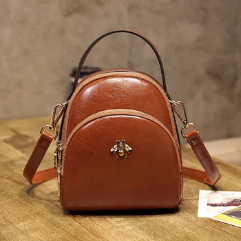 

2020 New Women's Mini Backpack Luxury Brand PU Leather Fashion Small Backpack Ladies Casual Shoulder Bags Female Travel Mochila