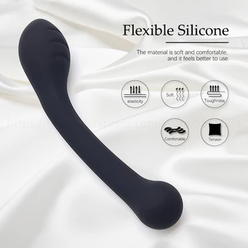 Soft Silicone Anal Beads Balls Handheld Butt Plug Dual Head Stimulation Anus Sex Toy Prostate Massage Female Vagina Masturbator 6