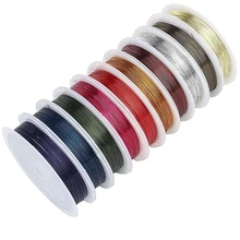 10Pcs Craft Wire Jewelry Beading Wire Jewelry Copper Craft Wire for Jewelry Making Supplies and Crafting