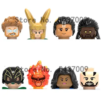 

Selling Movie Series Character Head Accessories Building Blocks Movable Dolls Children Toys Children Gift MiniFigure Toy X0185