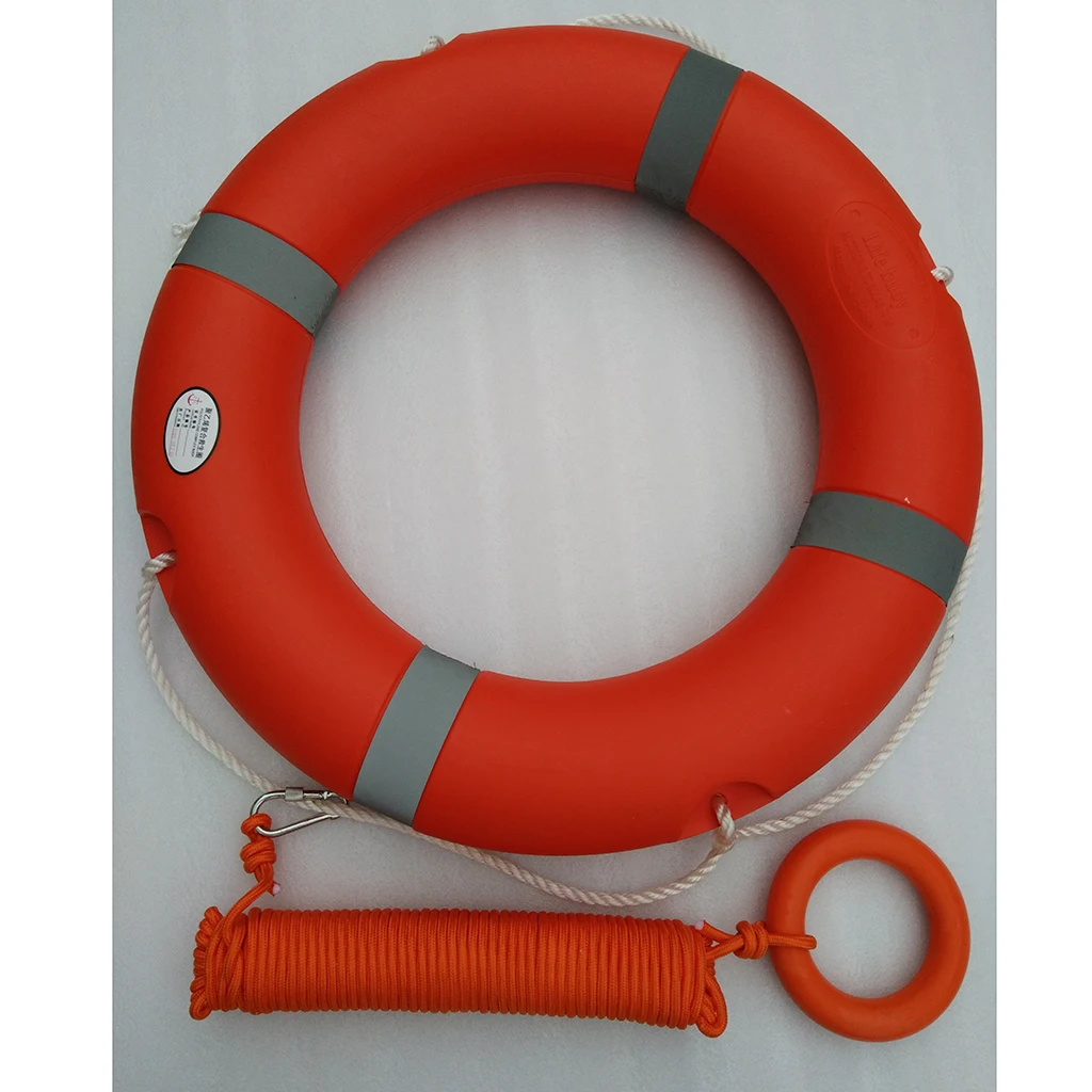 Water Floating Ring Float Buoy Kayak Swimming Pool Life Saving Aid Equipment
