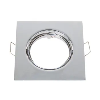 

4X/10X Down Light Polished Chrome Mains Recessed Ceiling Downlight Square