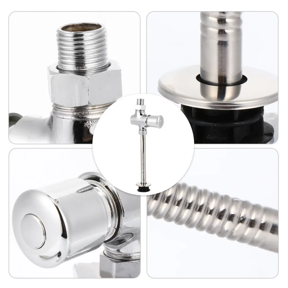 

1 Pc Valve Durable Premium Professional High Quality Bathroom Supplies Hand Pressing Flushing Tool Manual Delay Flush Valve for