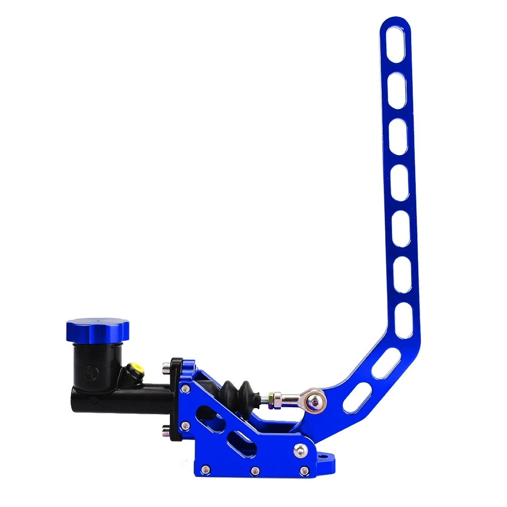 Гоночный стояночный Рычаг стояночного тормоза с блокировкой масляного бака гоночный автомобиль Алюминиевый Гидравлический Дрифт ручной тормоз - Цвет: blue