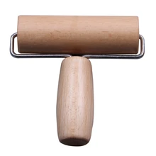 Деревянные Скалки для выпечки, антипригарный деревянный валик для теста для детей, подходит для маленьких рук, легко обрабатывается, экологически чистый