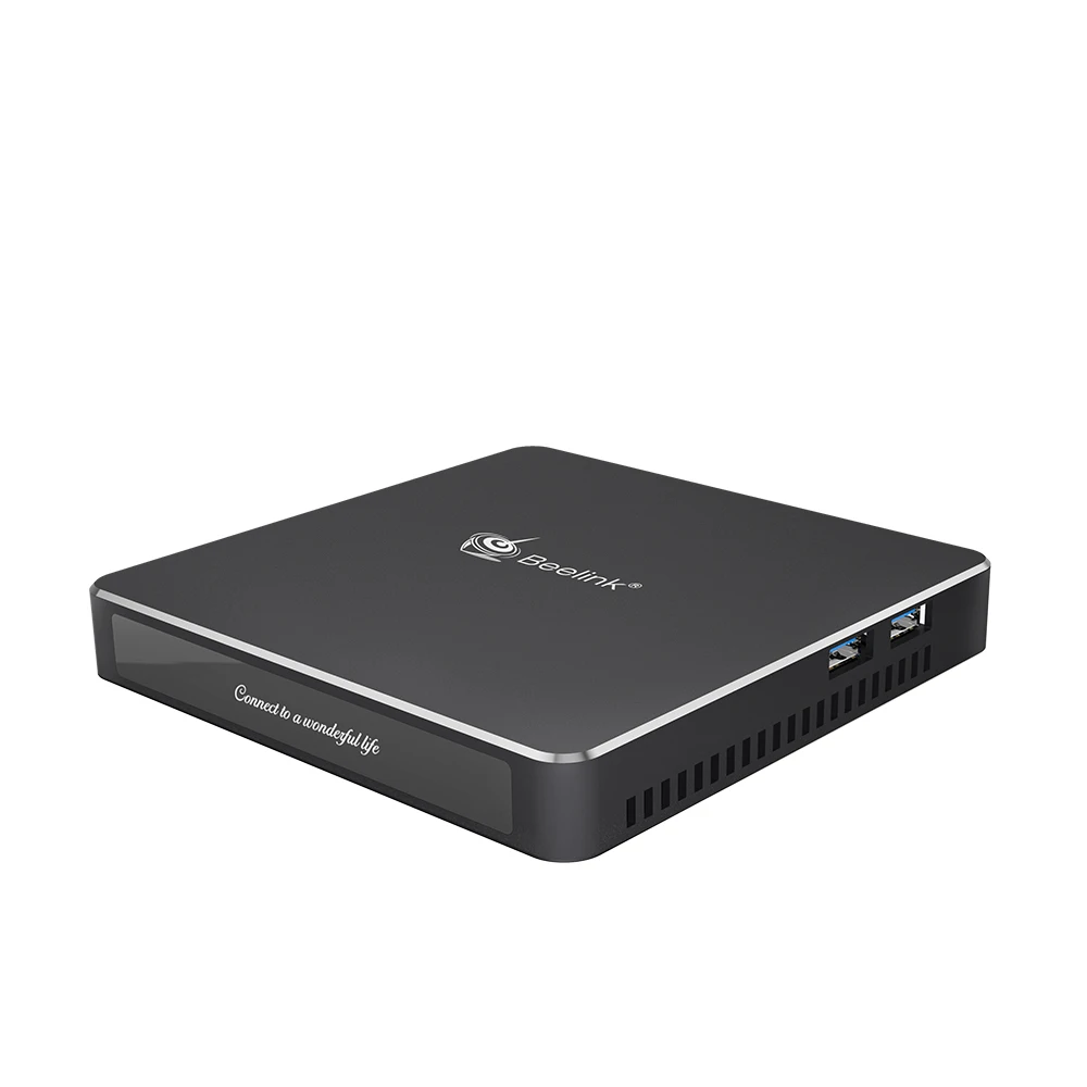 Мини ПК Beelink gemin T45 Intel Pentium N4200 8 ГБ ОЗУ 256 Гб SSD Windows 10 Двойной Wi Fi 4K UHD Настольный linux