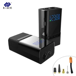 Pompe électrique Portable sans fil pour pneu de voiture, 150psi, compresseur d'air avec éclairage LED, pour moto et vélo 