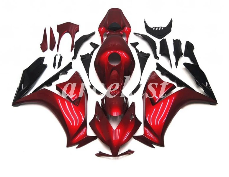 ABS Полный обтекатели Наборы Подходит для HONDA CBR1000RR 2012 2013 для детей возрастом 12, 13, 14, 15, 16 CBR1000 1000RR тела комплект темно-красный