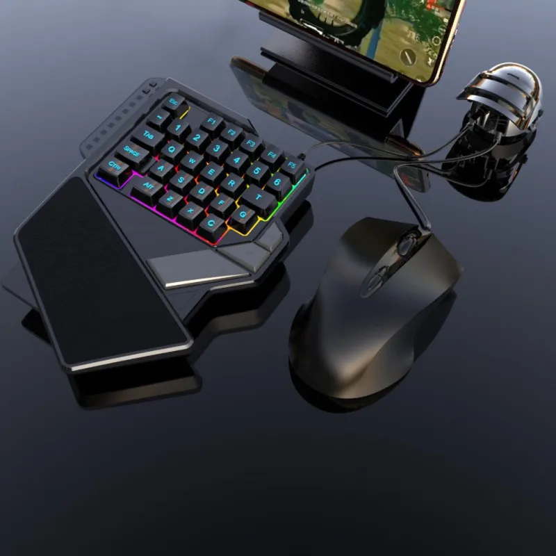  New Mobile Game Auxiliary Connector Mouse Keypad Adapter For PUBG FPS Shooting Game