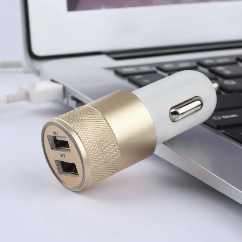 Устройство для автомобиля с двумя портами USB Зарядное устройство + 1 м Тип C 3