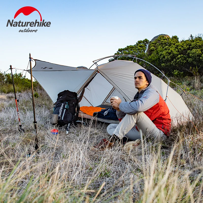 

Naturehike VIK Series 970g Ultralight Single Tent 15D Nylon Waterproof Camping Tent Single-layer Outdoor Hiking Tent NH18W001-K