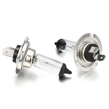 

100W Halogen Bulb 3200-3500K Low/high beam Super Bright H7 DC 12V Lamp Set Parts